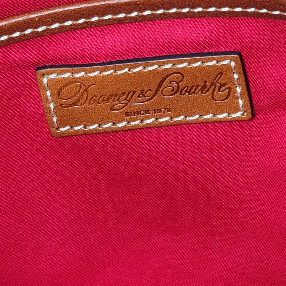 Dooney & Bourke Red Pebbled Leather Shopper Style Arm/Crossbody Bag NWT - Picture 7 of 11